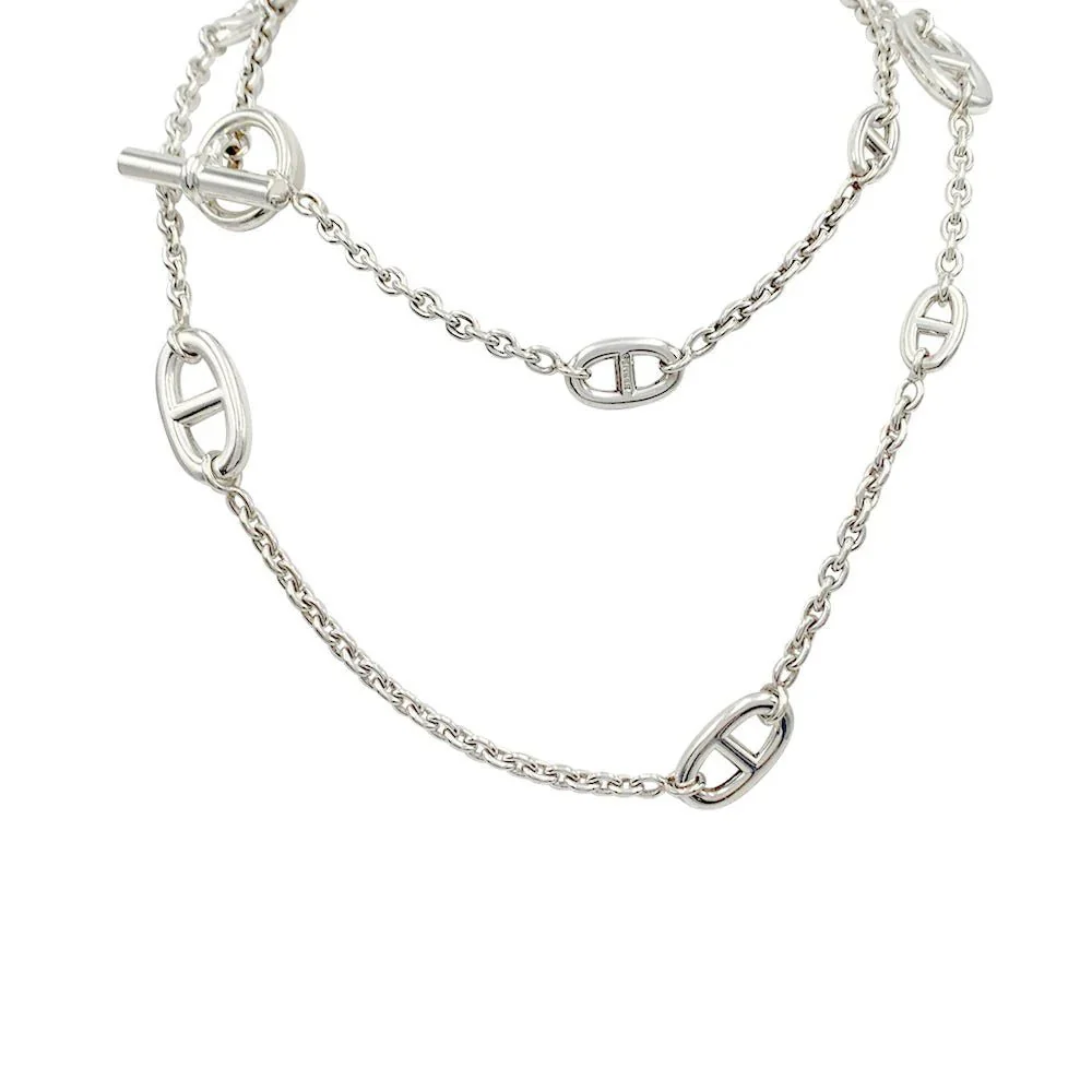 HERMÈS "Farandole" silver necklace - Image 2