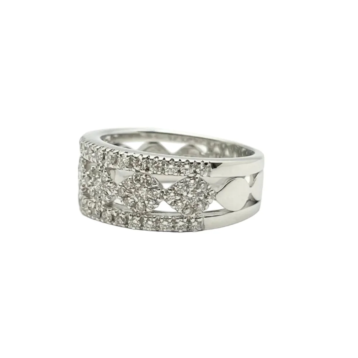 SALVINI Pavé Ring in white gold and diamonds - Image 2