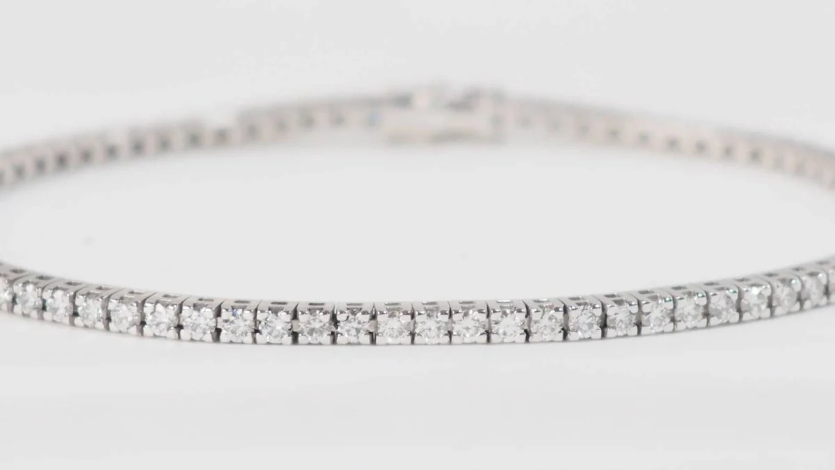 River bracelet in white gold and diamond - Image 5