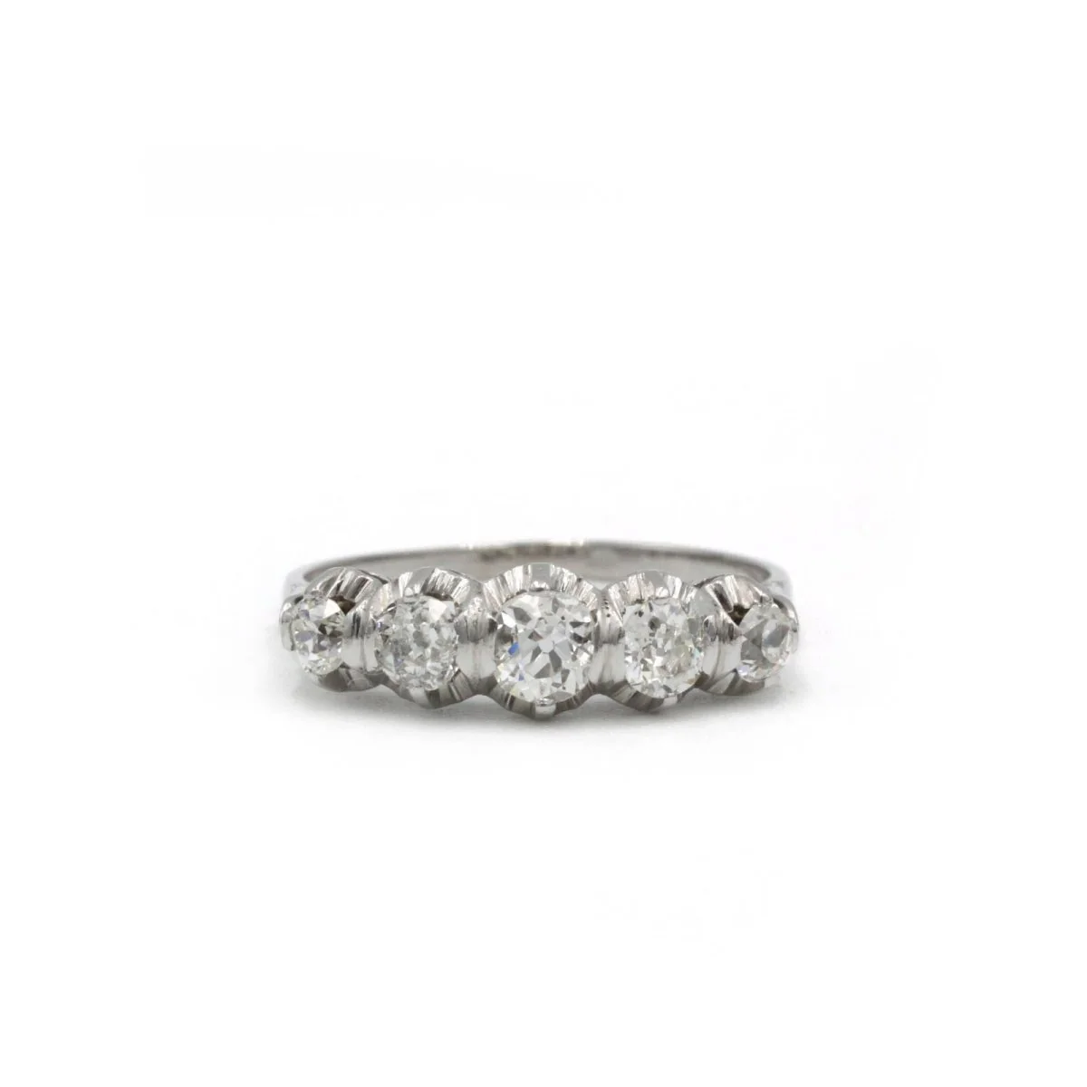 Ring Garter in paltinium and diamonds