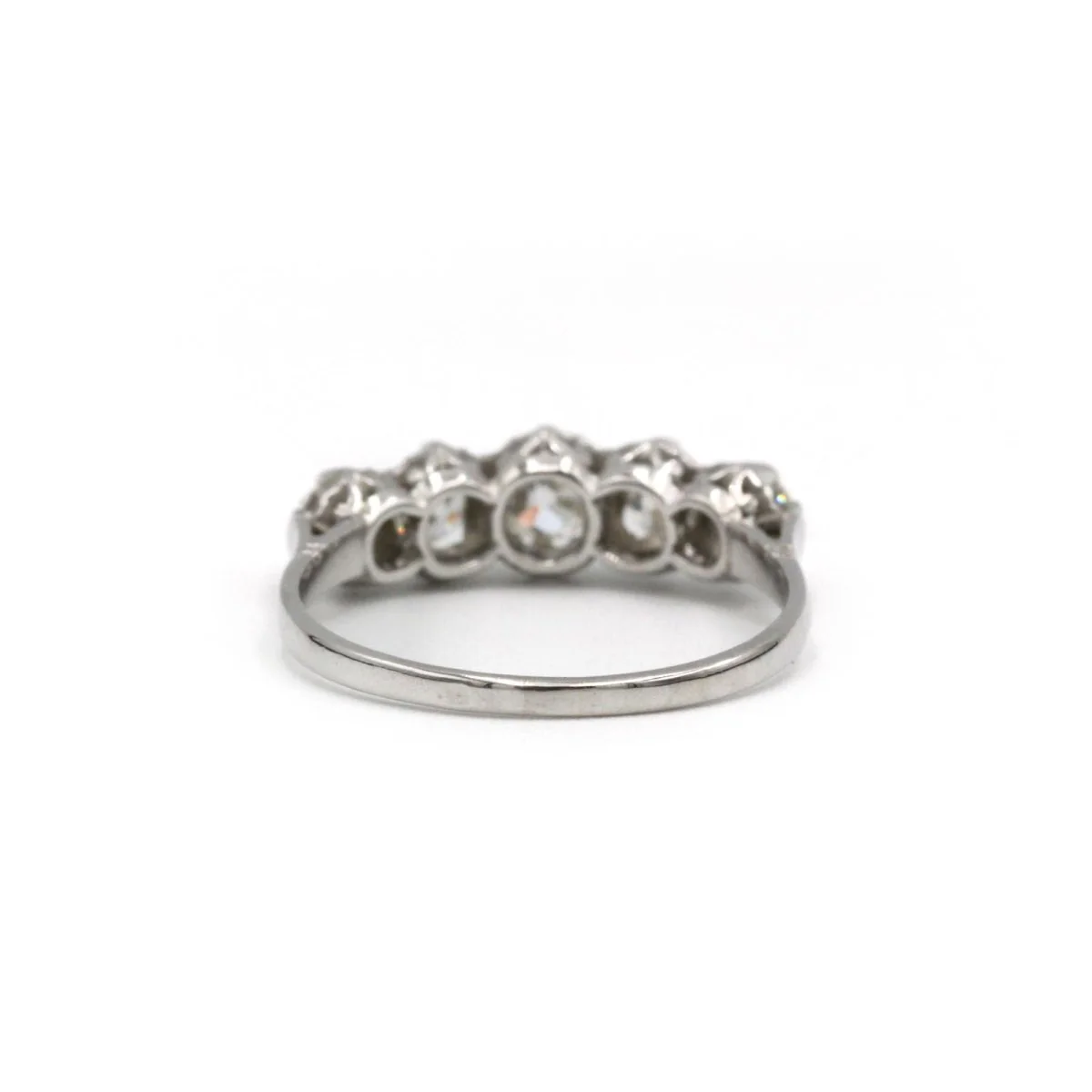 Ring Garter in paltinium and diamonds - Image 3