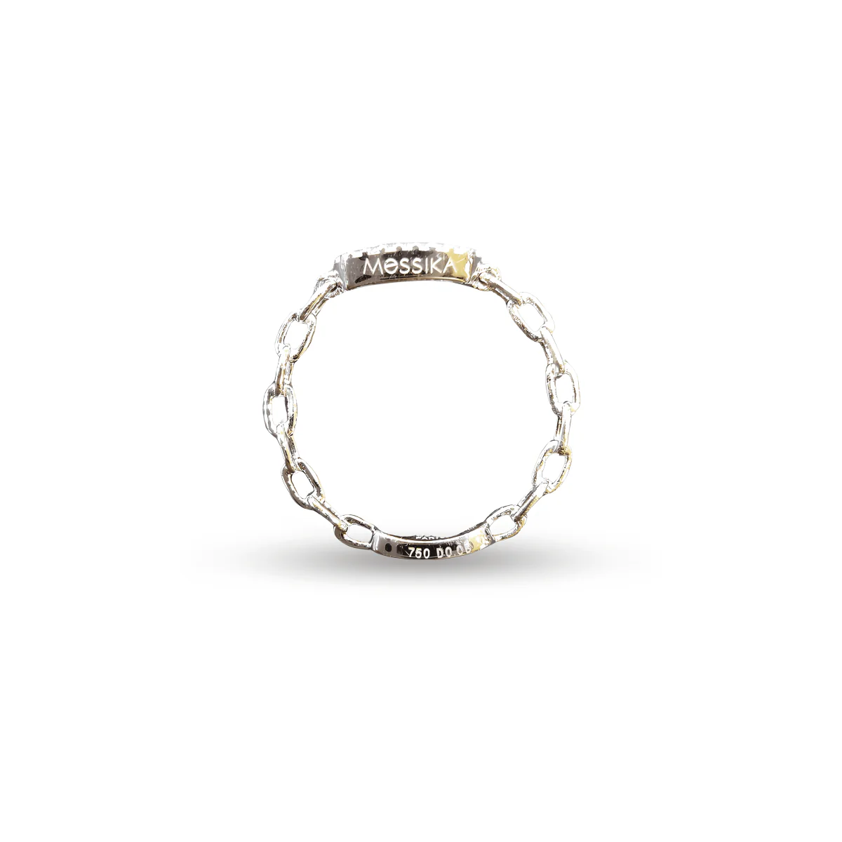 Messika "Move Link Multi" Ring in white gold and diamonds - EU53 - Image 2