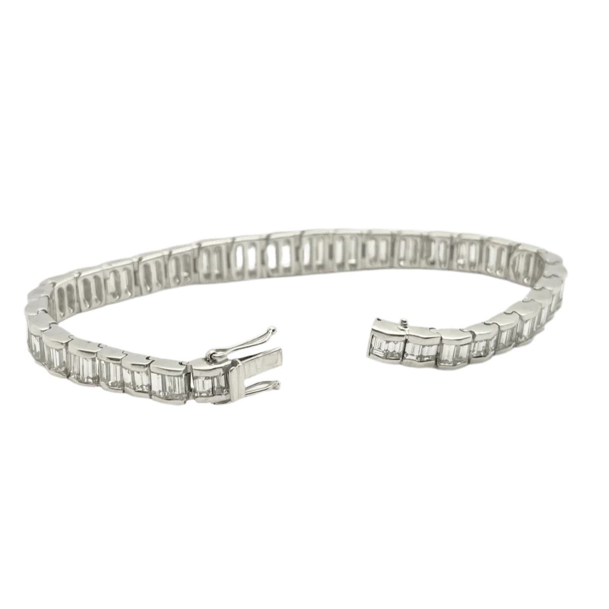 Bracelet at white gold and diamonds - Image 2