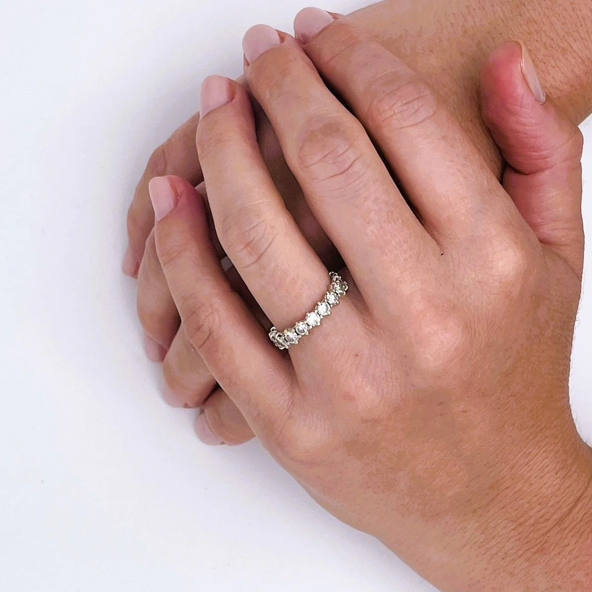 Ring Alliance in yellow gold, white gold and diamonds - Image 2