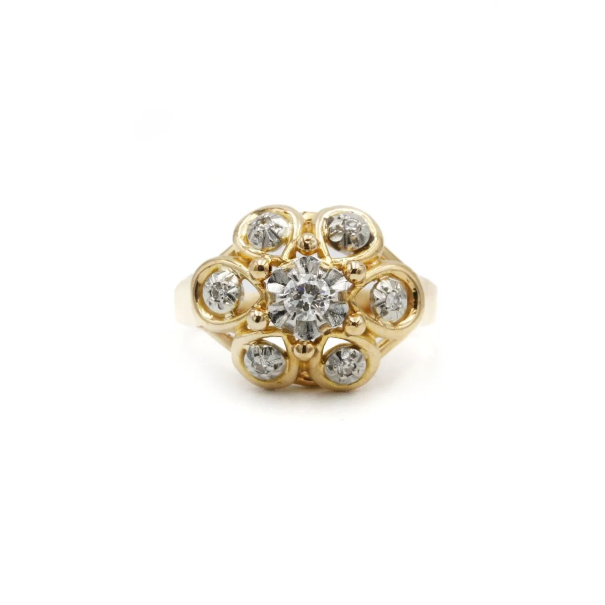 Ring - Gold, Platinum & Diamonds