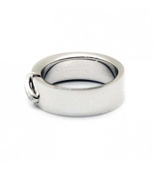 Ring Chaumet links in white gold and diamonds - Image 2