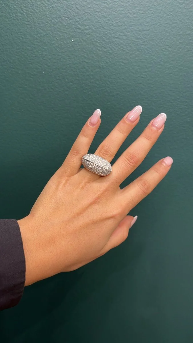 White gold and diamond ring - Image 7