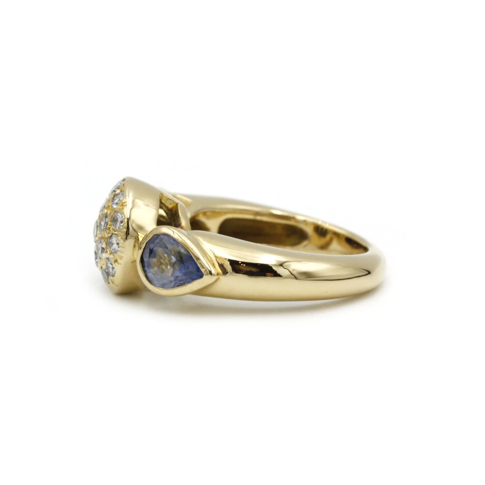 Ring - Now, diamonds & Sapphires - Image 2