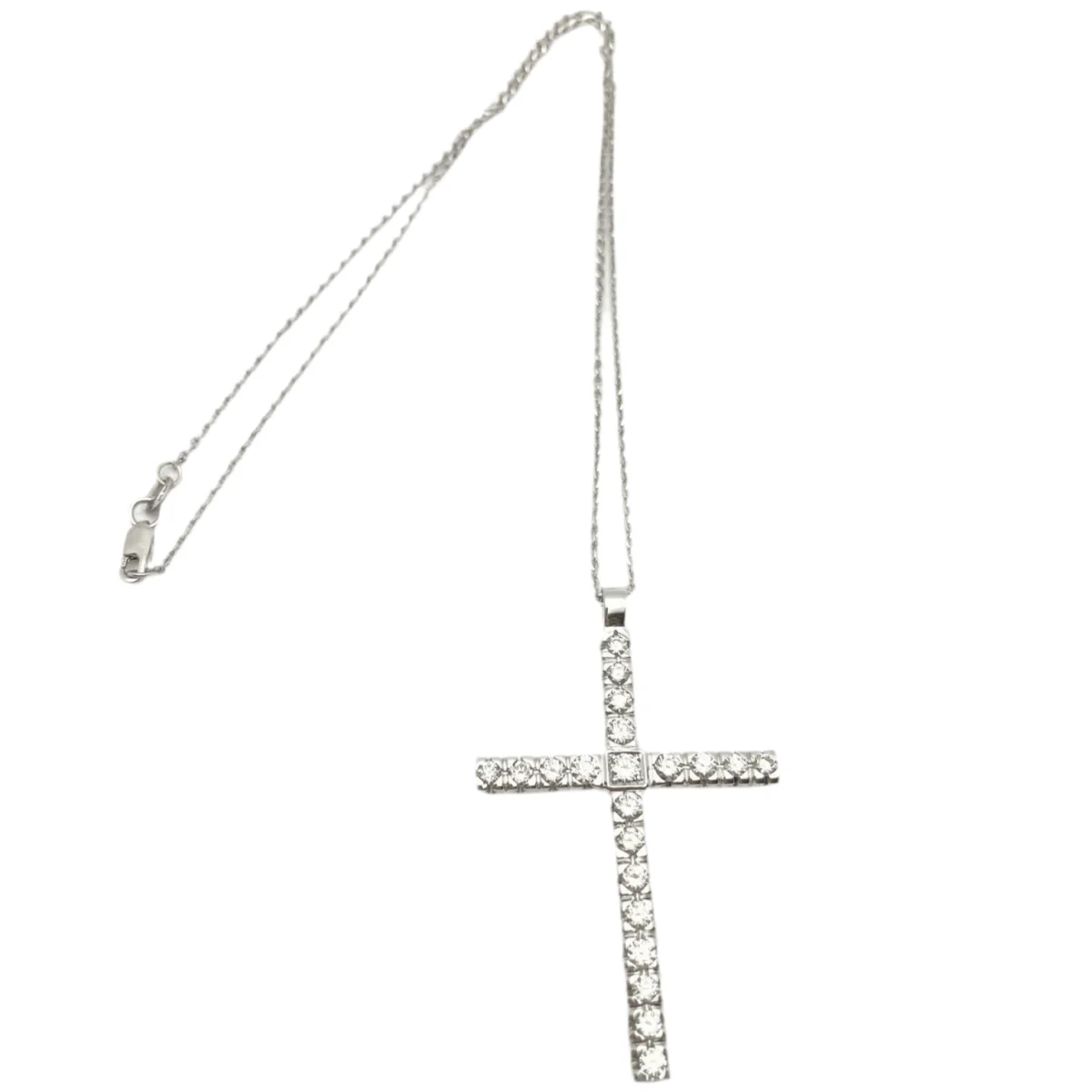 Necklace at white gold and diamonds - Image 4