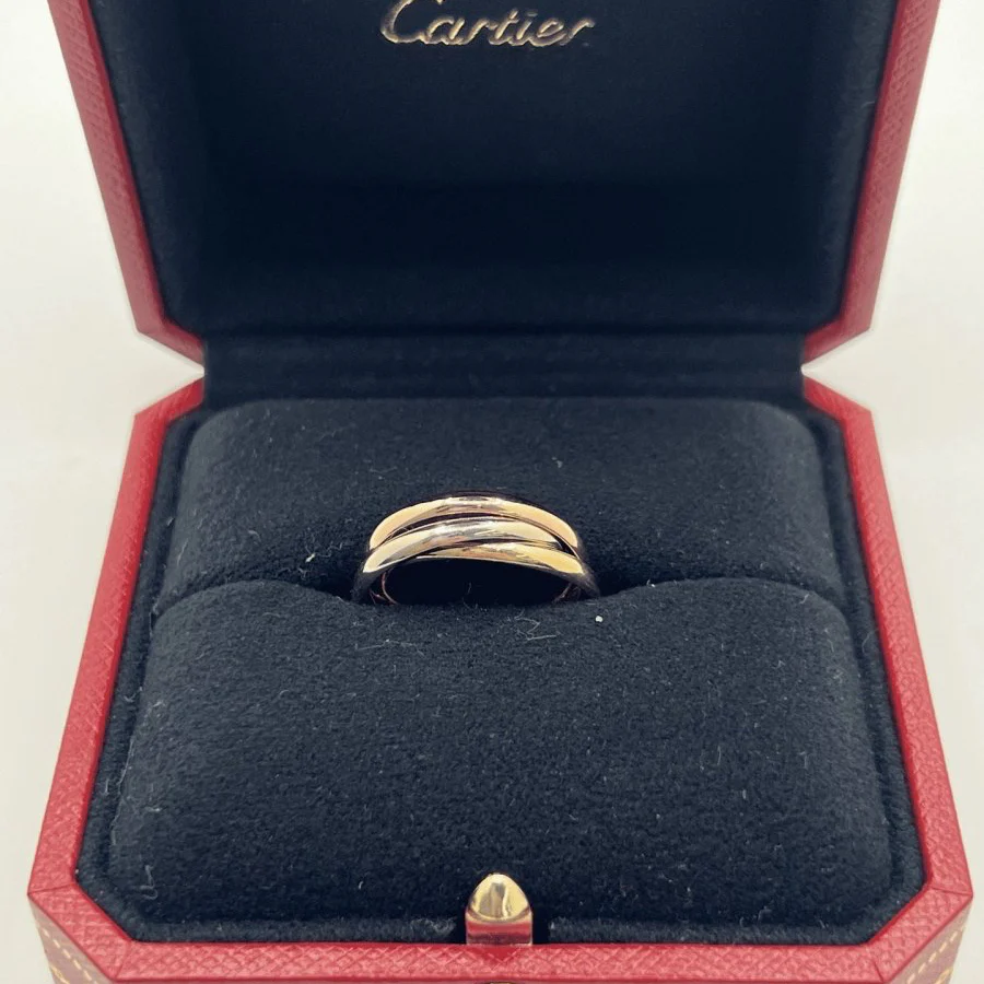 CARTIER "Trinity" ring in yellow gold, white gold, and rose gold  - Image 4