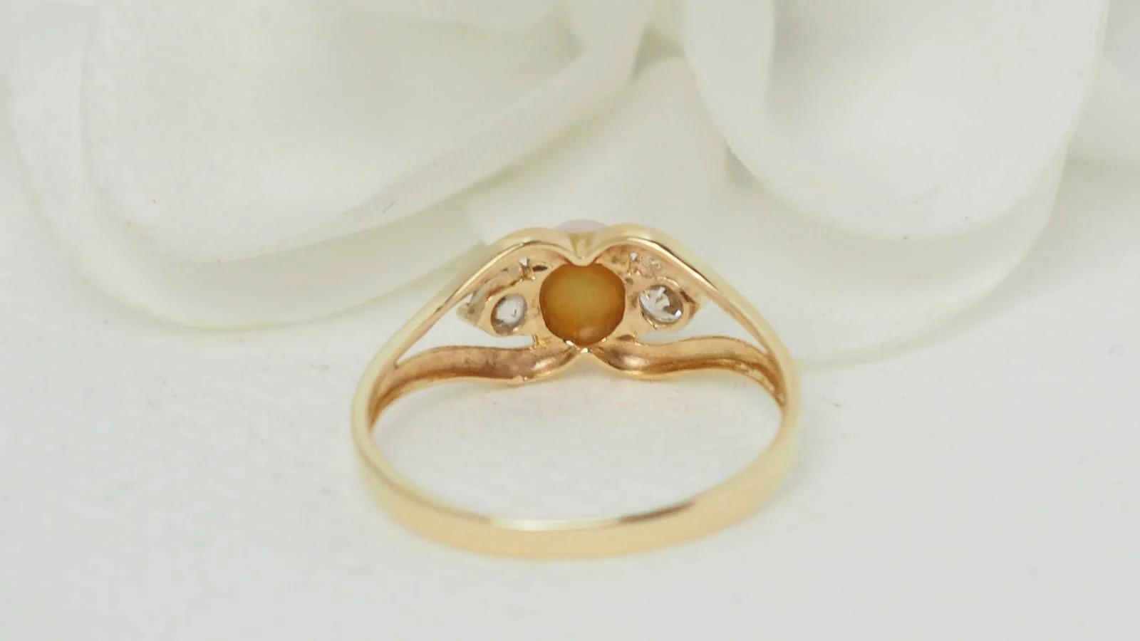 Yellow gold and opal ring - Image 7