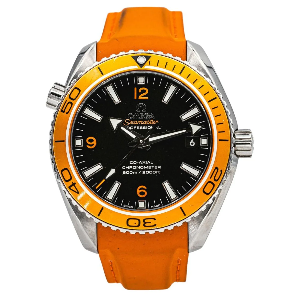 Watch OMEGA "Seamaster Planet Ocean" in steel, rubber and sapphire