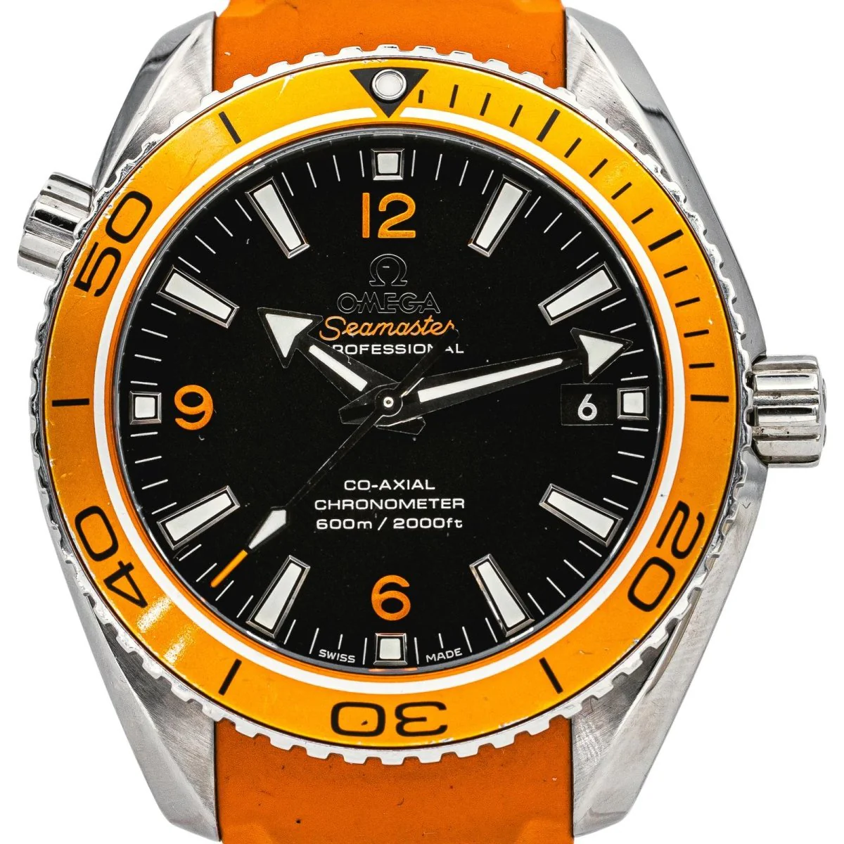 Watch OMEGA "Seamaster Planet Ocean" in steel, rubber and sapphire - Image 3