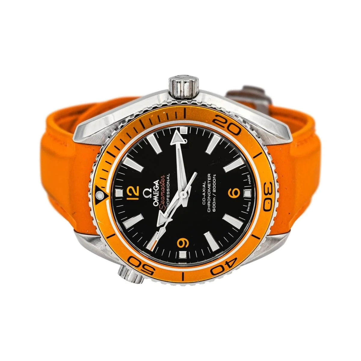 Watch OMEGA "Seamaster Planet Ocean" in steel, rubber and sapphire - Image 4