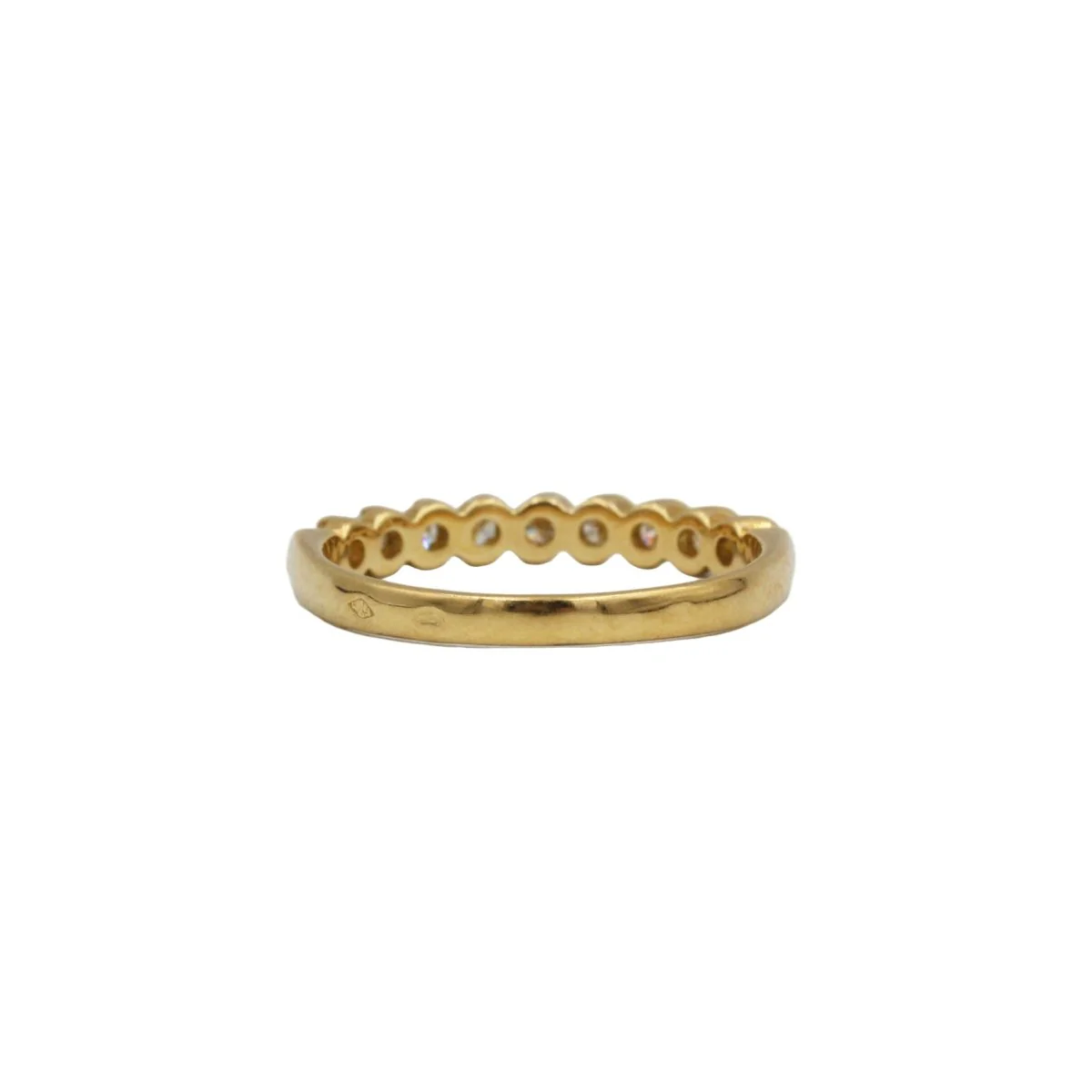 Half-Eternity Band - Yellow Gold & Diamonds - Image 3