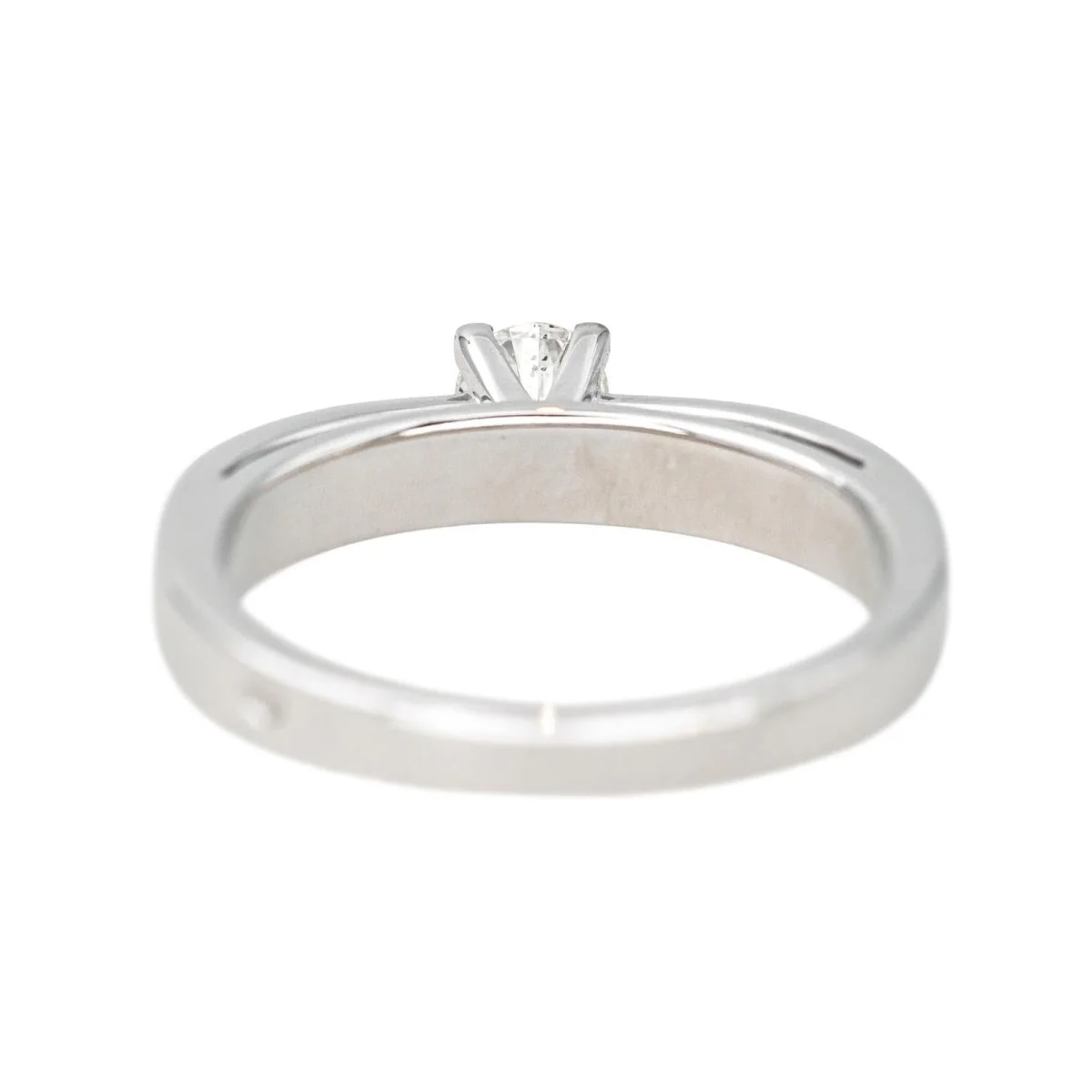 DIAMANTI Solitaire Ring in White gold and Diamonds - Image 5