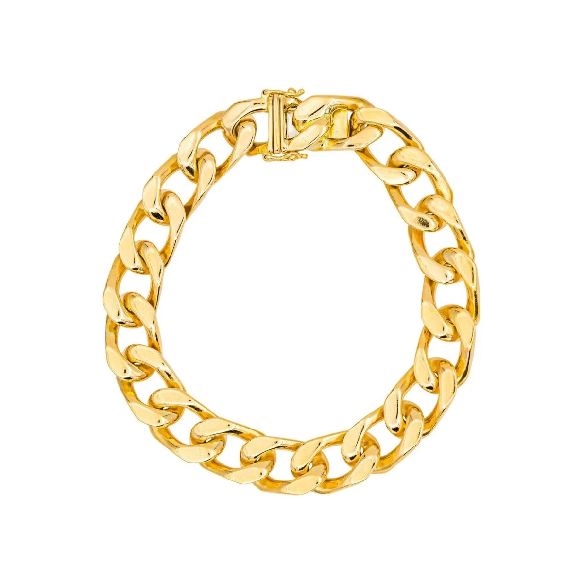 Maille bracelet in yellow gold - Image 4