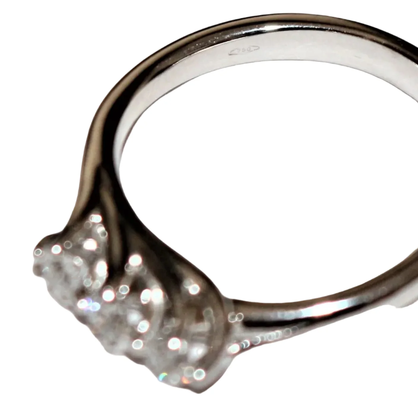 White gold and Diamond Garter Ring - Image 3
