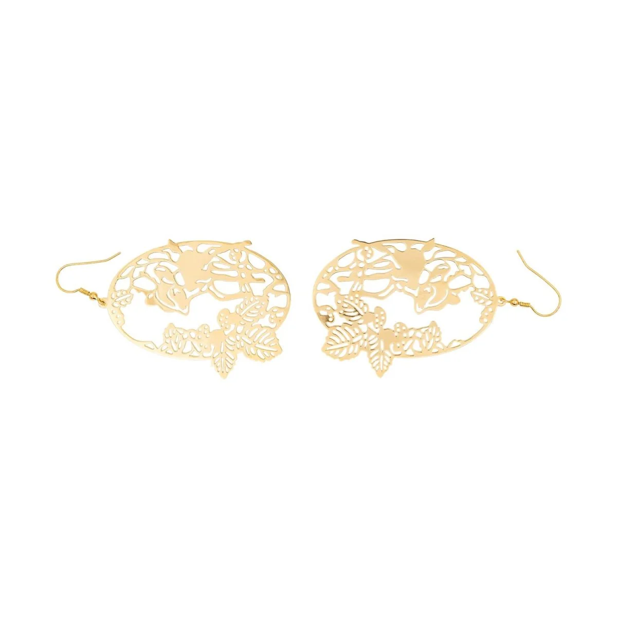 Earrings Pending in yellow gold - Image 3