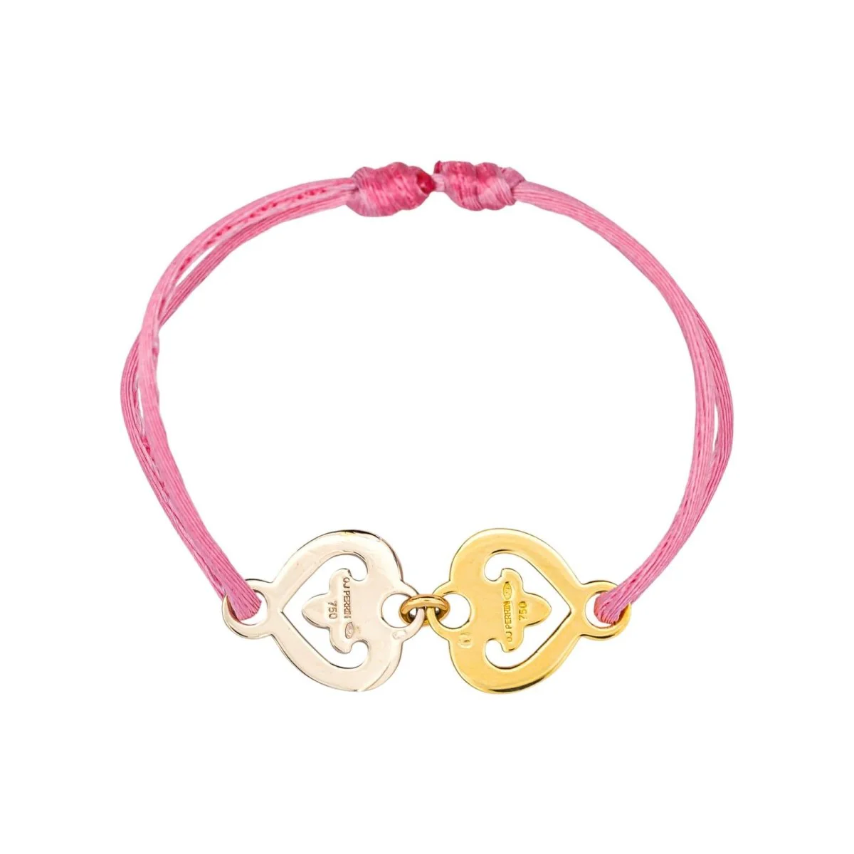 Bracelet Soft O.J. PERRIN "Légendes" in yellow gold and white gold - Image 3