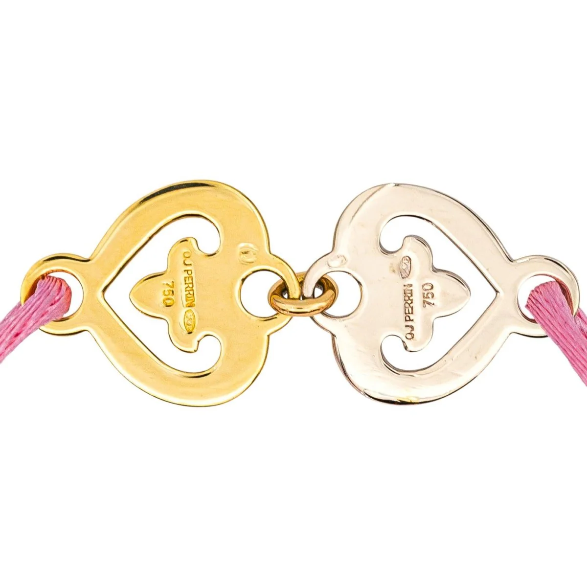 Bracelet Soft O.J. PERRIN "Légendes" in yellow gold and white gold - Image 4