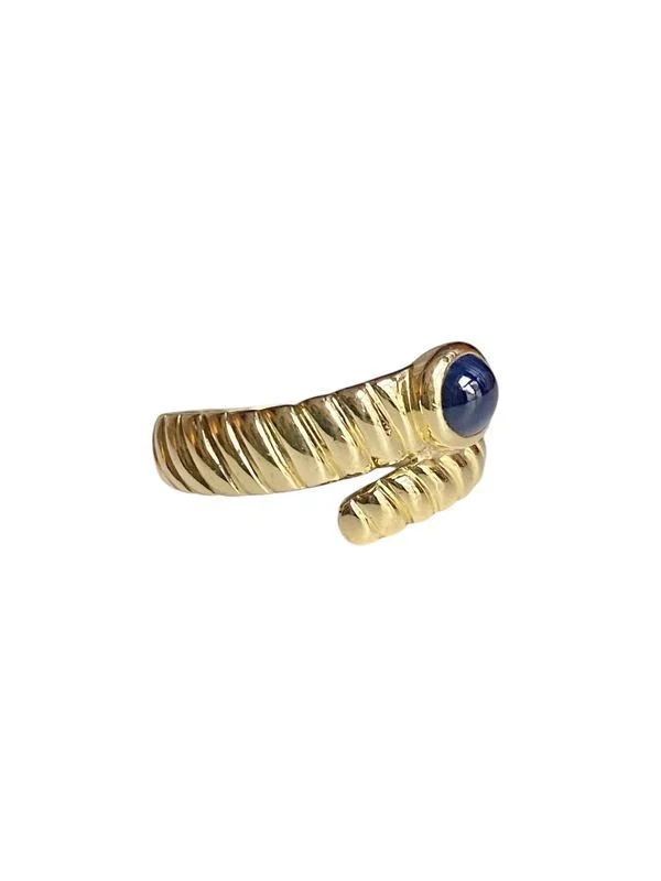 Ring with yellow gold 18k in the shape of a snake - Image 6