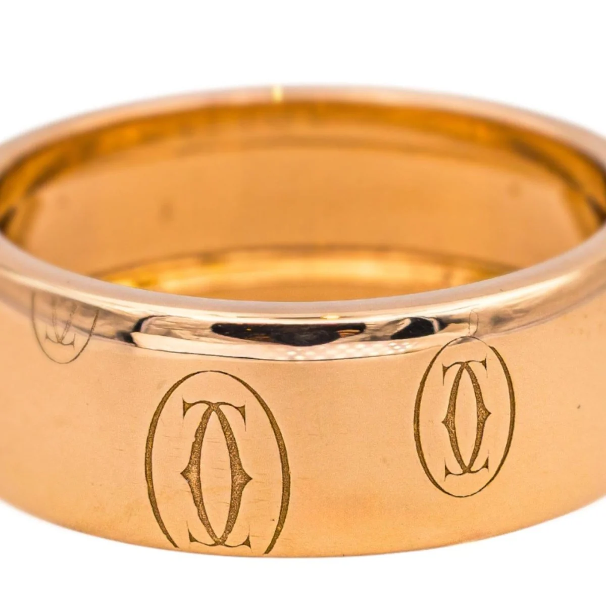 Ring Bandeau CARTIER "Happy Birthday" in Rose gold - Image 3
