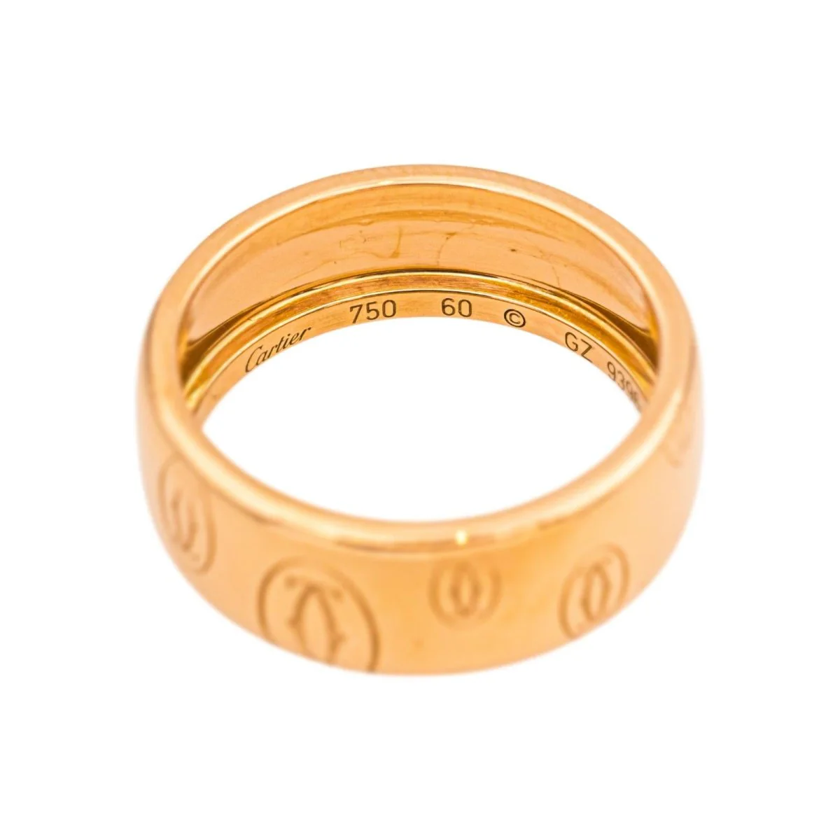 Ring Bandeau CARTIER "Happy Birthday" in Rose gold - Image 4