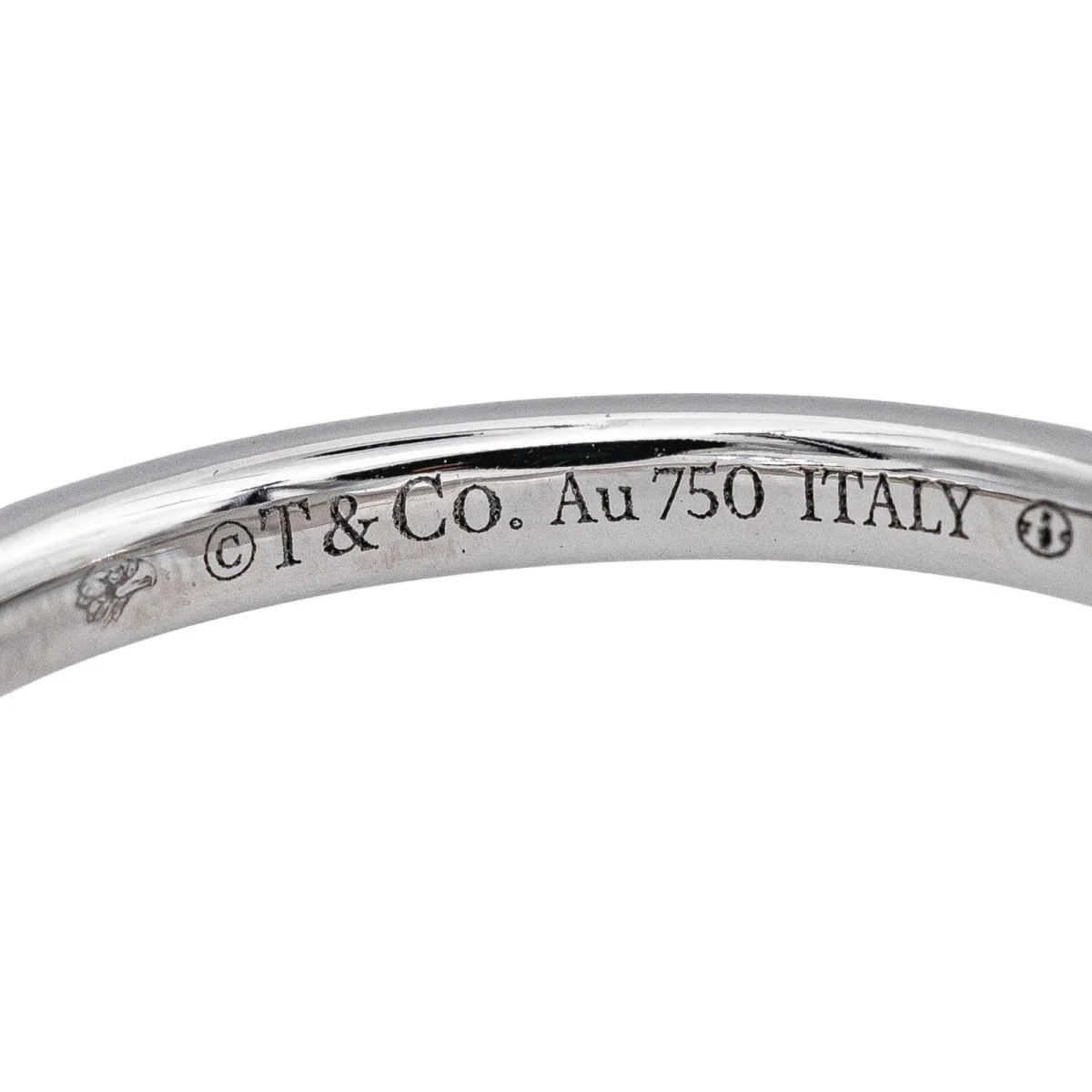 Ring Toi & Moi TIFFANY & CO "Tiffany T." in white gold and diamonds - Image 7