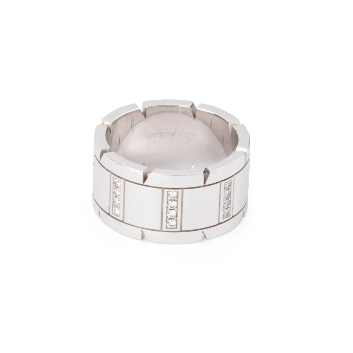 CARTIER ring in white gold and diamond