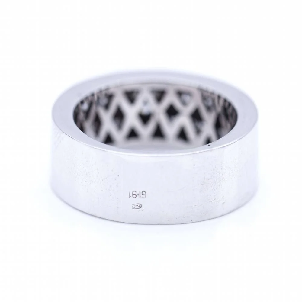 Ring at white gold with diamond princess cut - Image 3