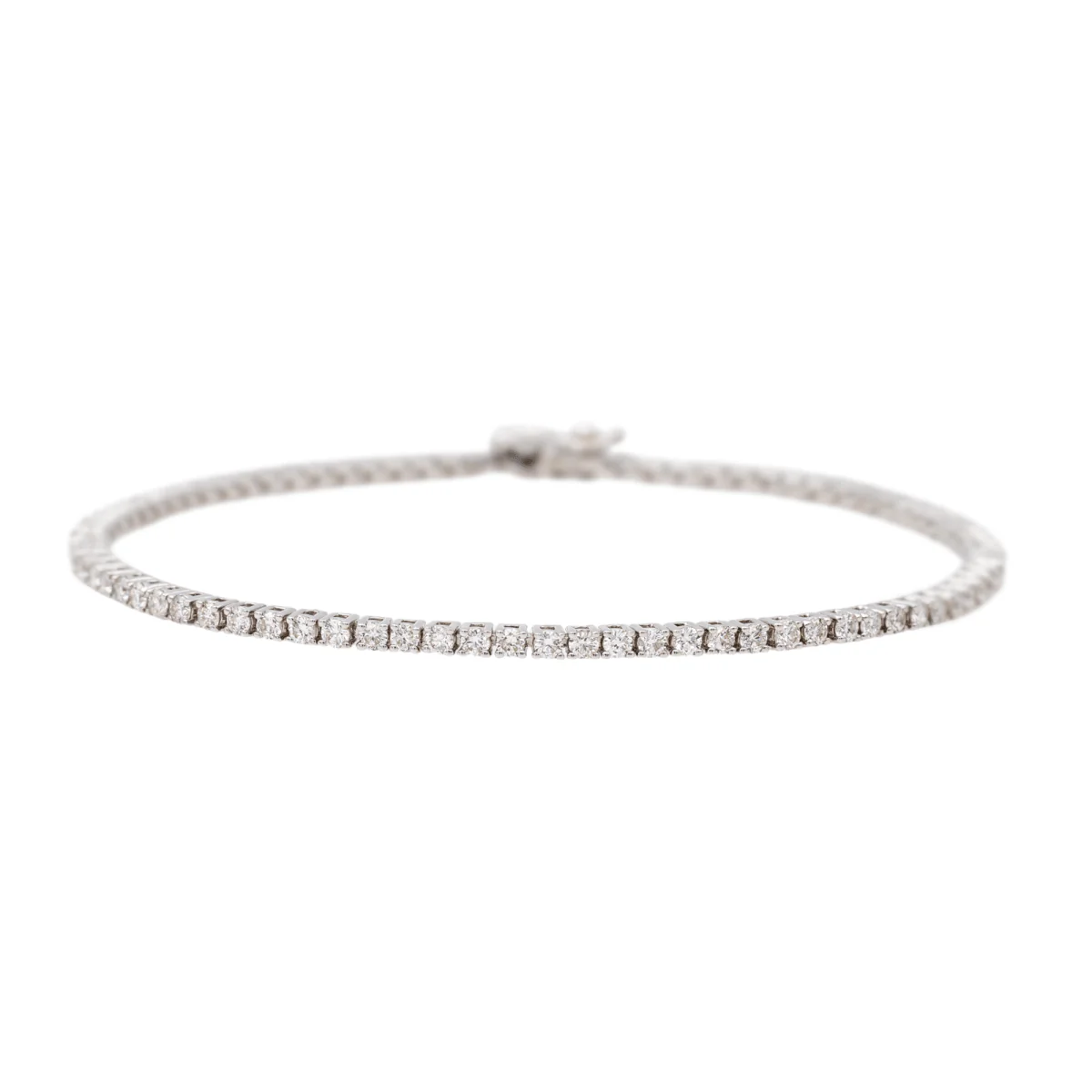 Bracelet Line in white gold and diamonds