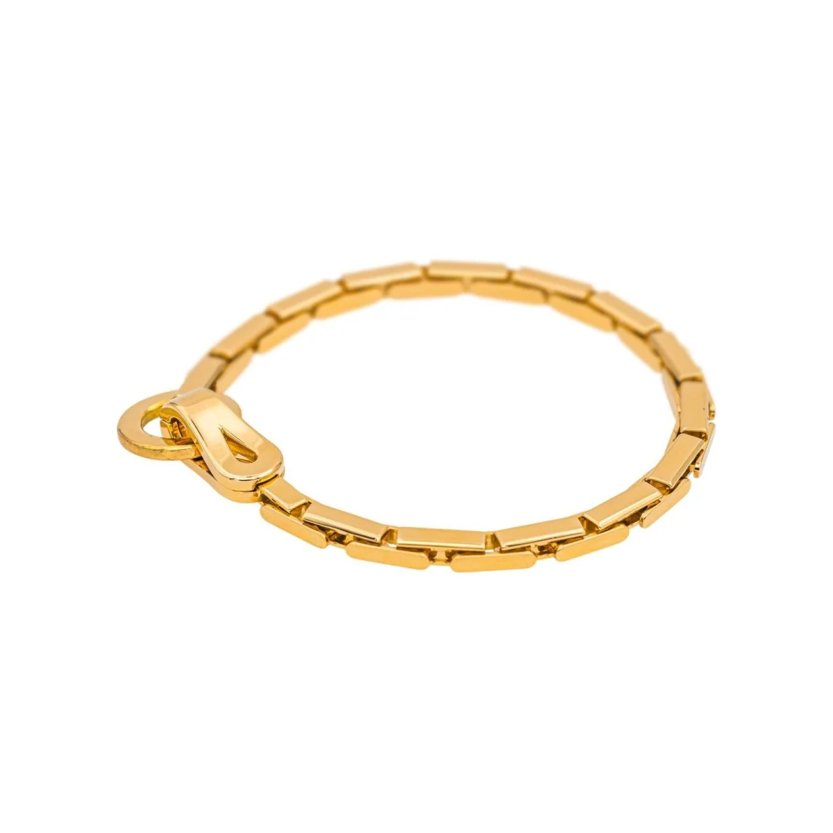 Bracelet CARTIER Articulated mesh clip in yellow gold - Image 4