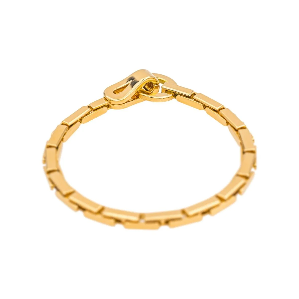 Bracelet CARTIER Articulated mesh clip in yellow gold - Image 5
