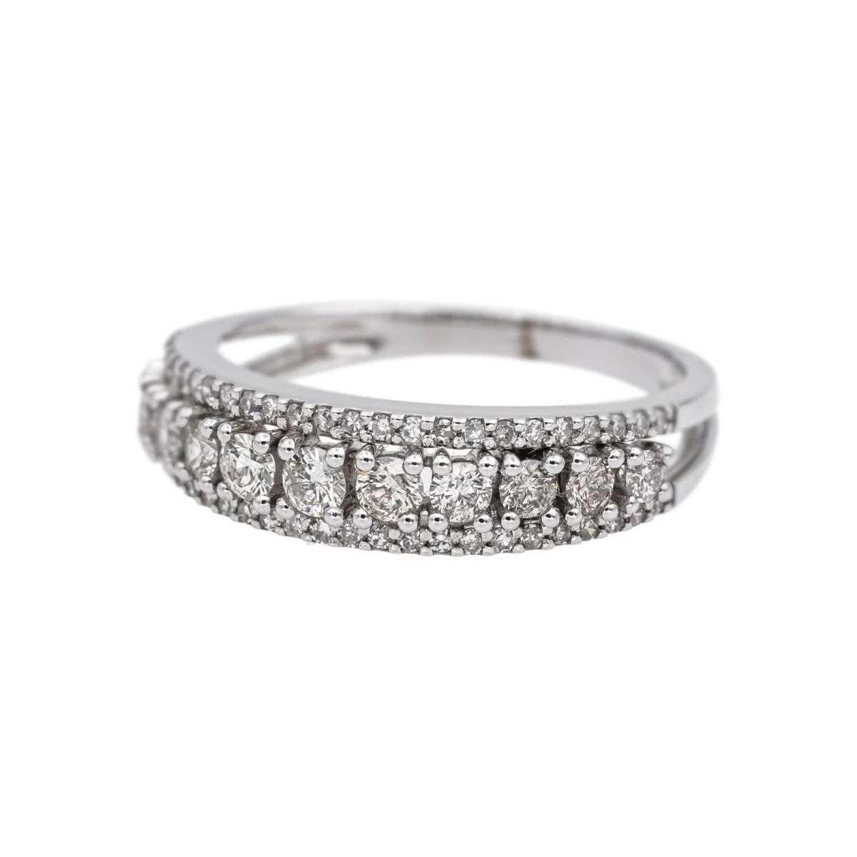 Ring Headband in white gold and diamonds - Image 3