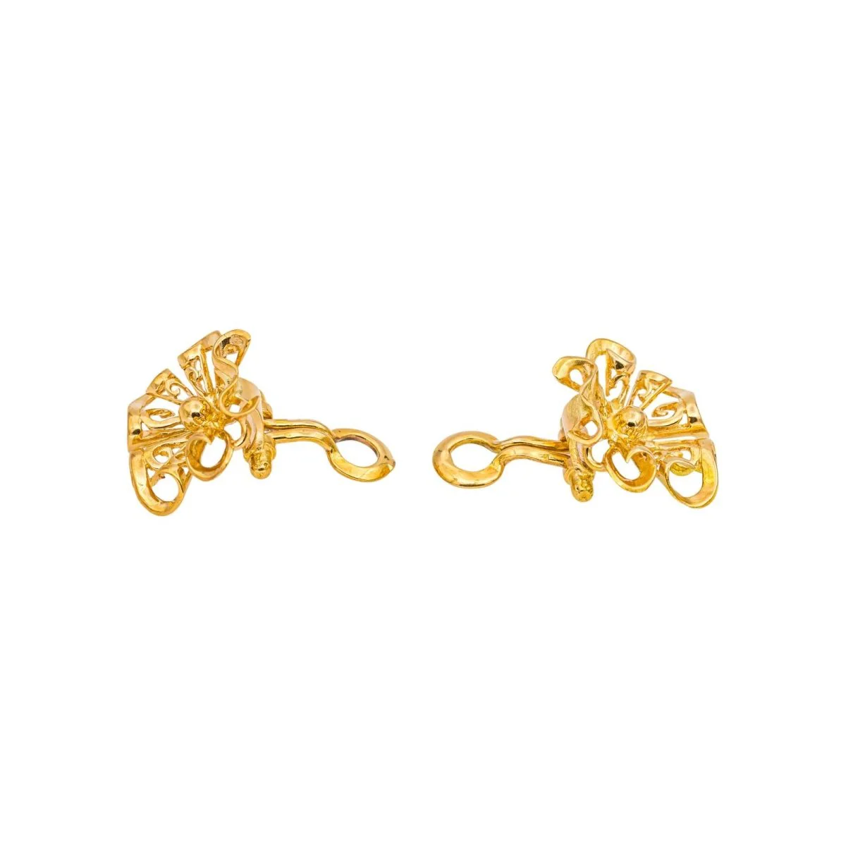 Clips Earrings in Yellow gold - Image 7