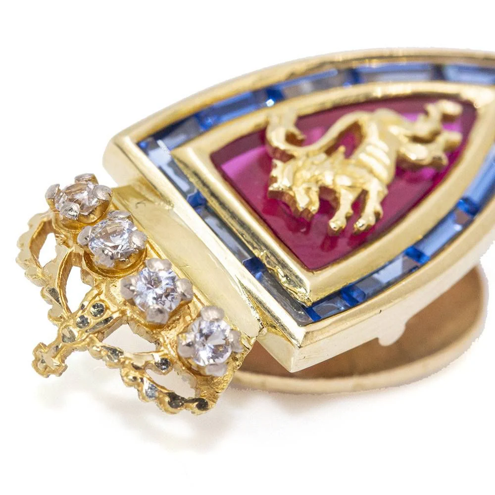 FC Zaragoza shield diamonds, rubies and sapphires - Image 4