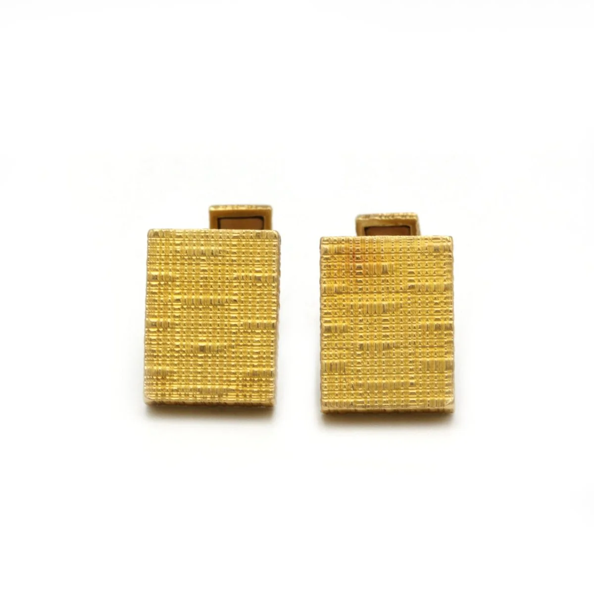 Cufflinks in yellow gold