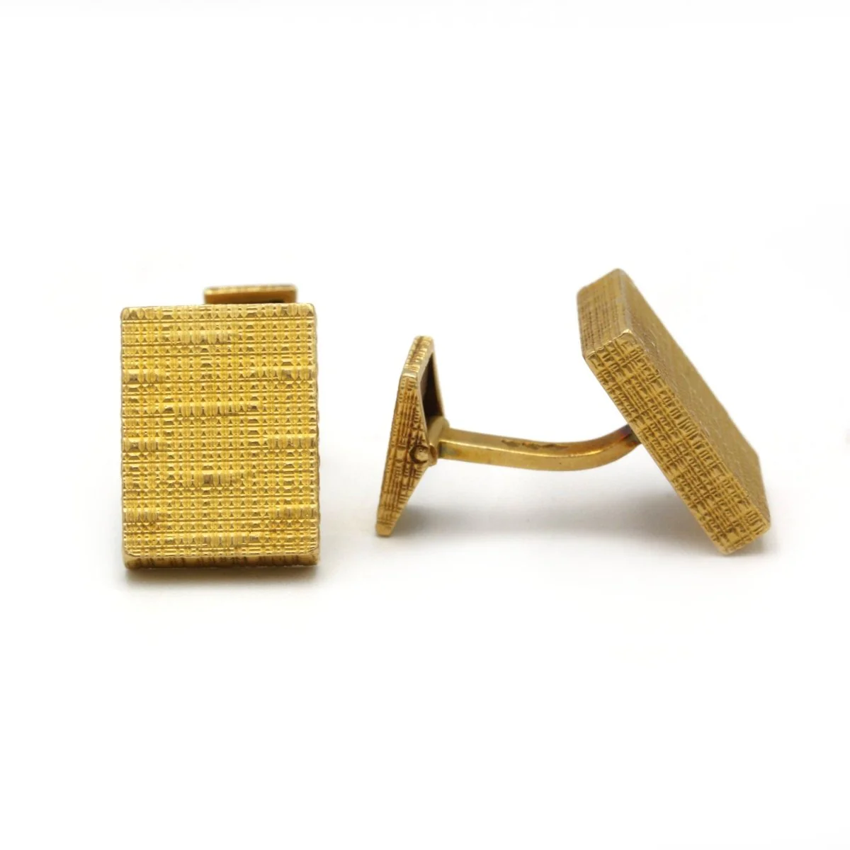 Cufflinks in yellow gold - Image 2