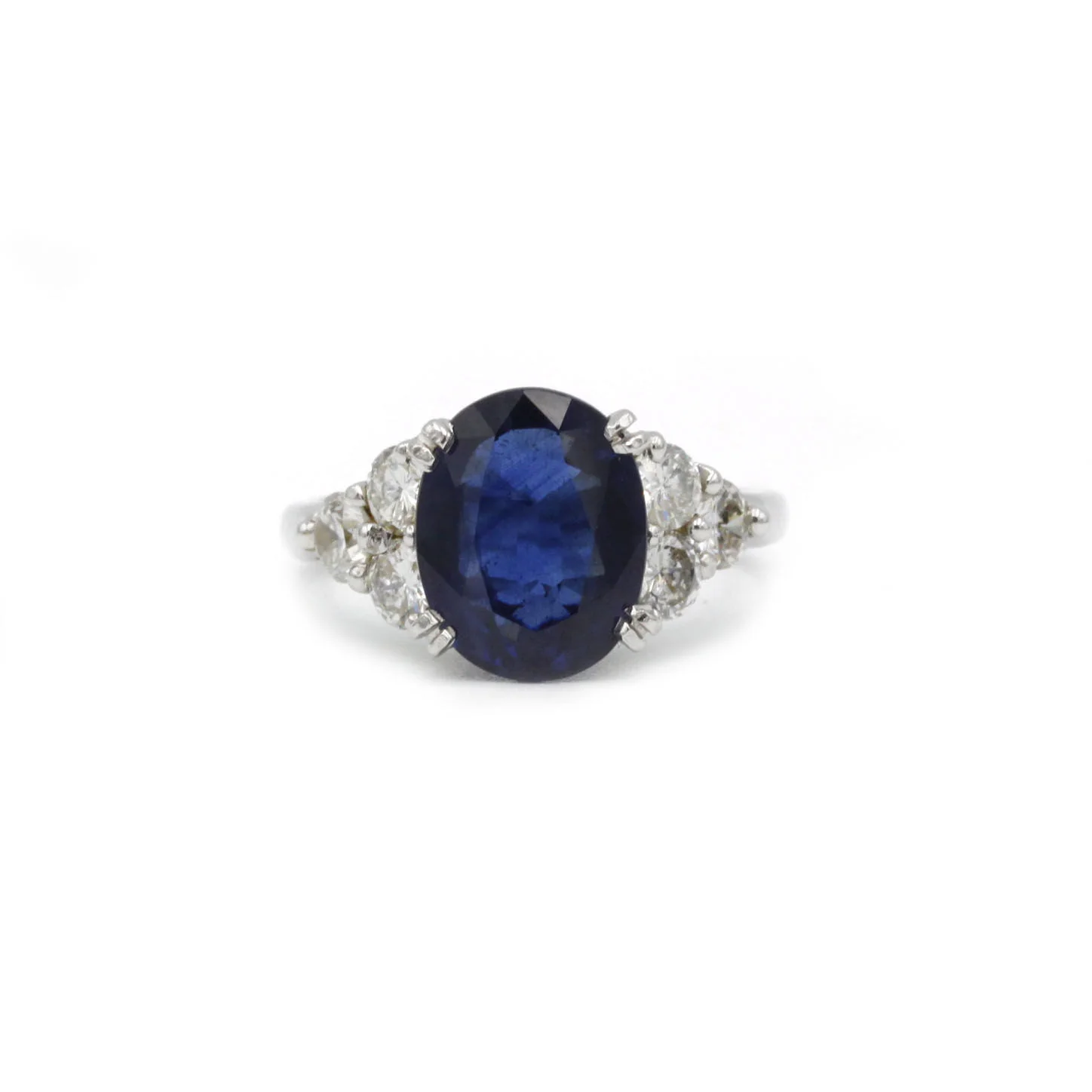 Ring - Gold, Diamonds &amp; Sapphire