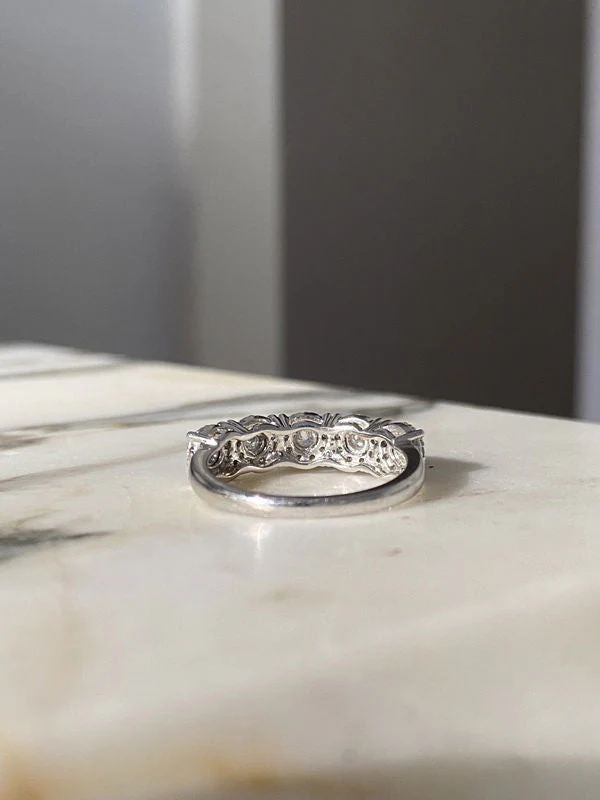 Ring at white gold and diamonds - Image 4