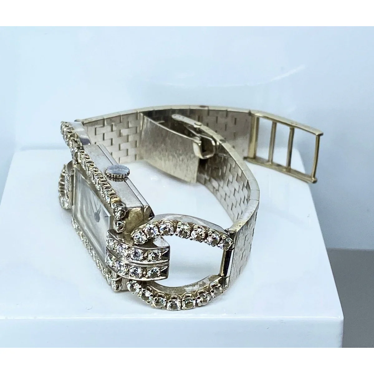 Watch Mechanical gold and diamonds - Image 5