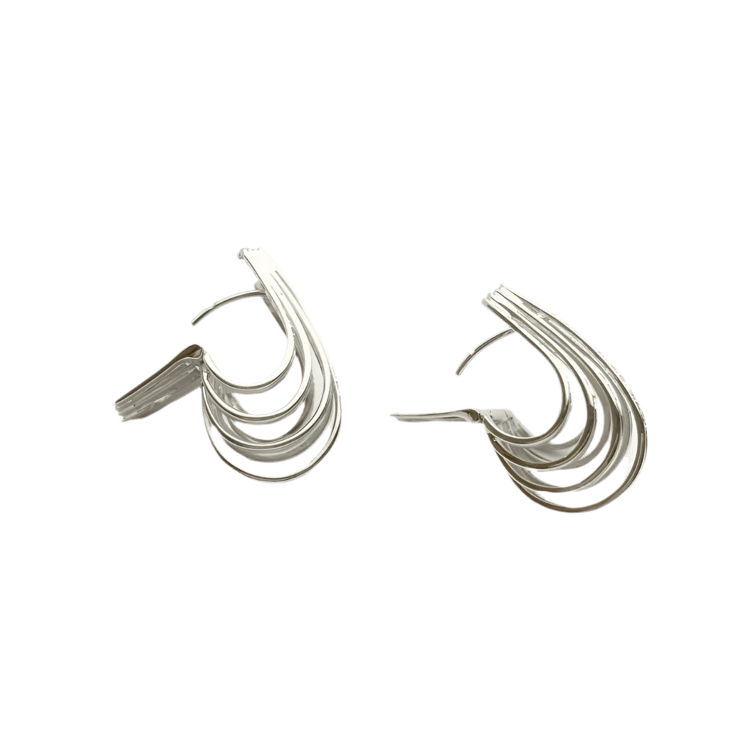 Earrings Clips in white gold and diamonds - Image 4