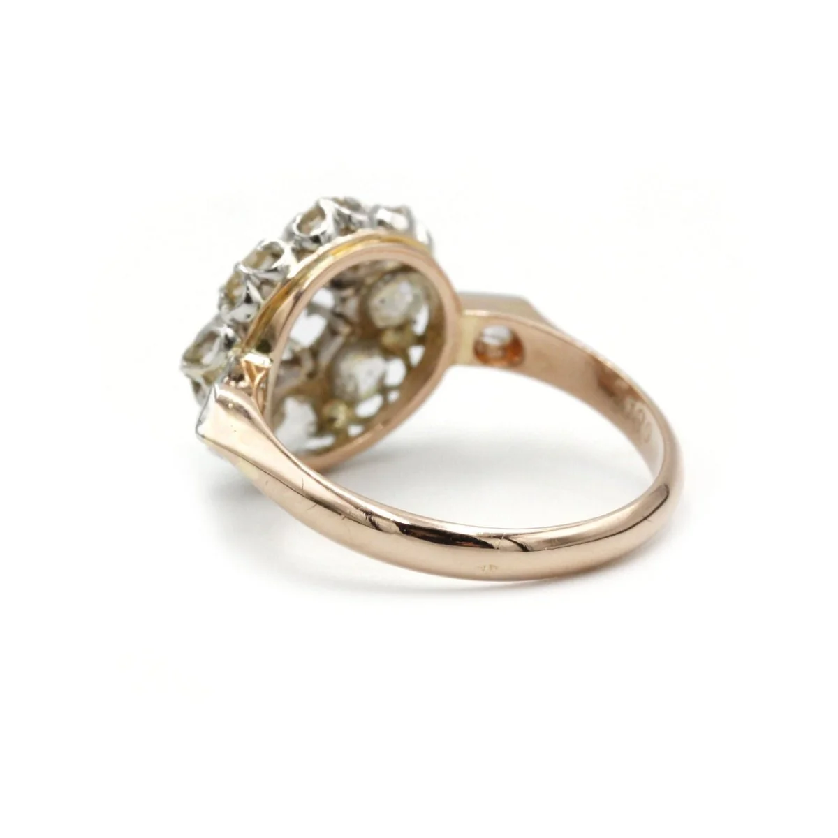 Ring - Gold and diamonds rose cut - Image 5