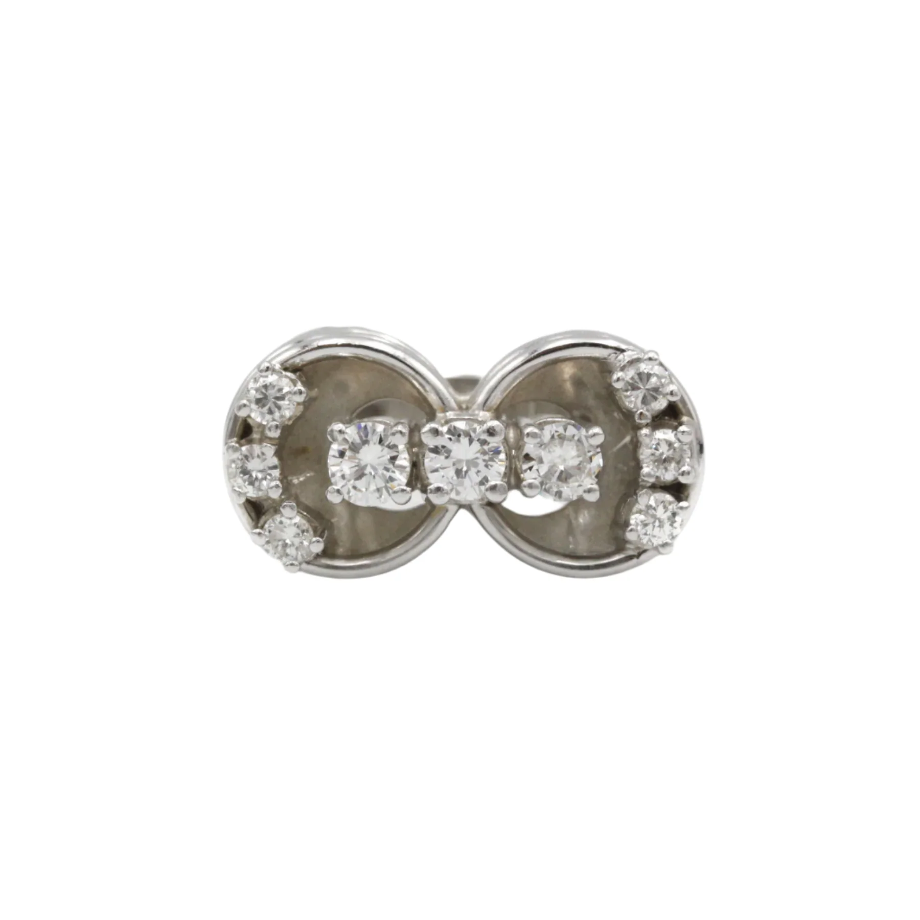 Ring Tank in white gold and diamonds