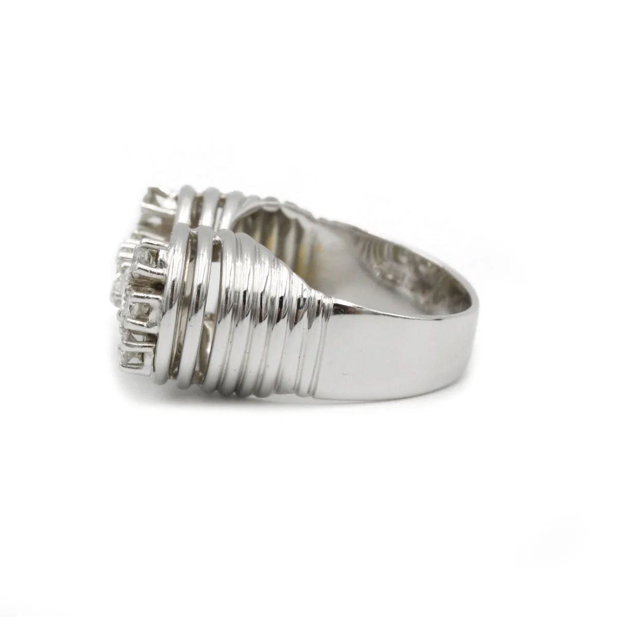 Ring Tank in white gold and diamonds - Image 2