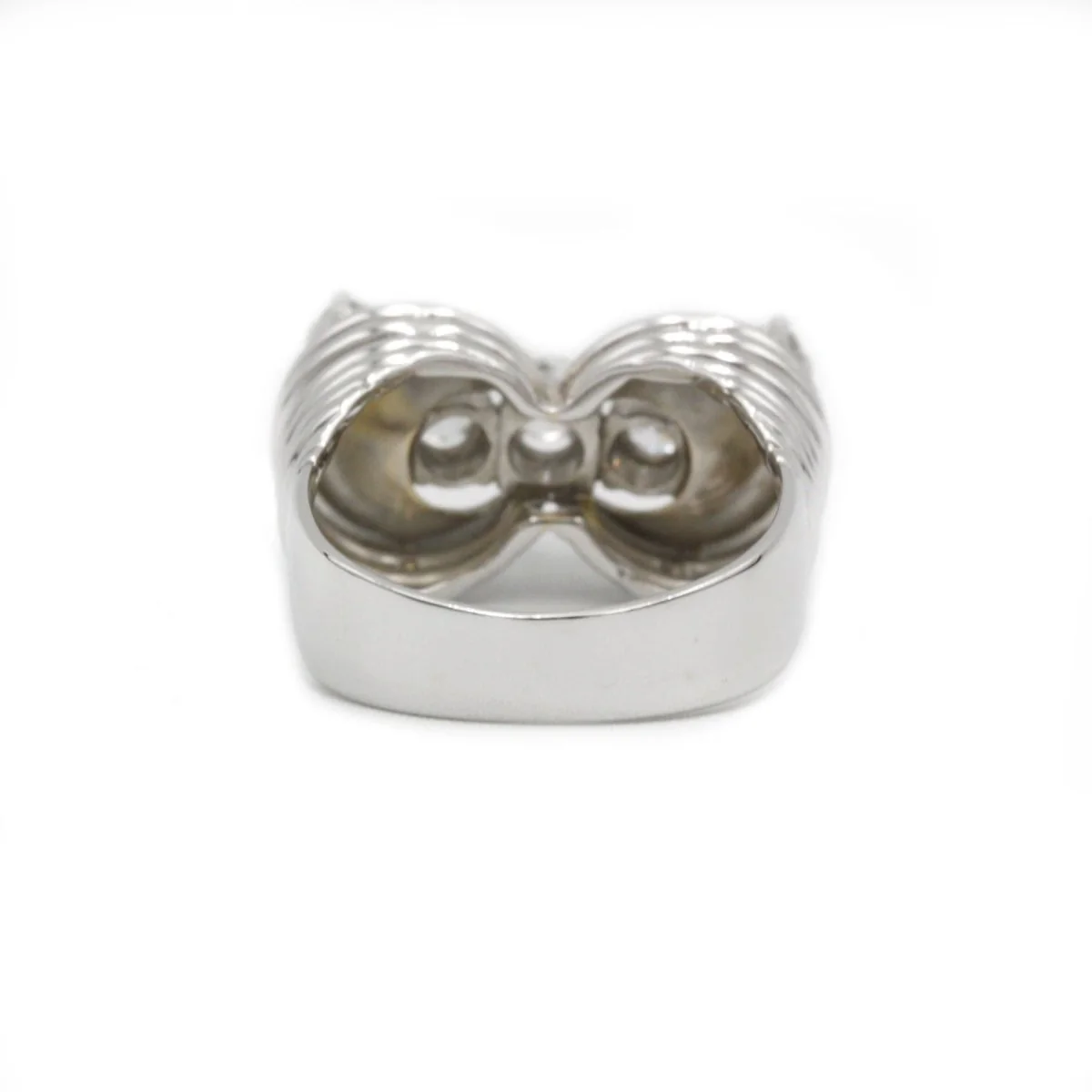 Ring Tank in white gold and diamonds - Image 3