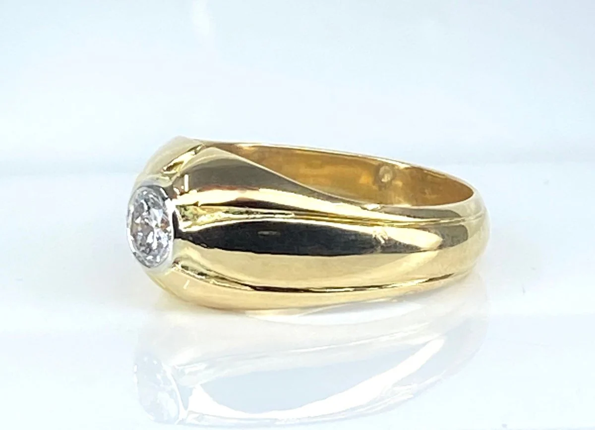 Ring Rush in yellow gold and diamond - Image 4