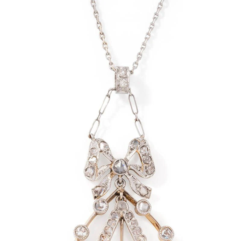 Early 20th century pendant necklace - Image 4