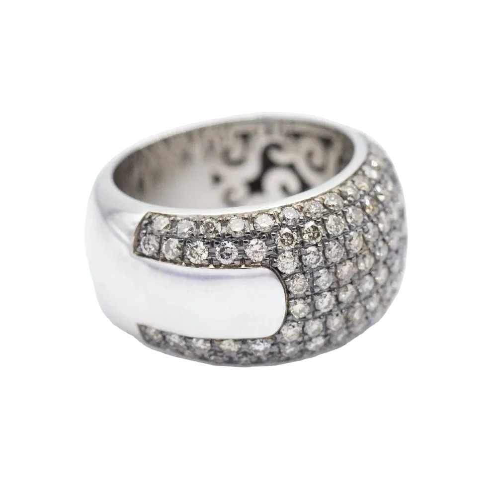 Ring Headband in white gold, rose gold and diamonds. - Image 4